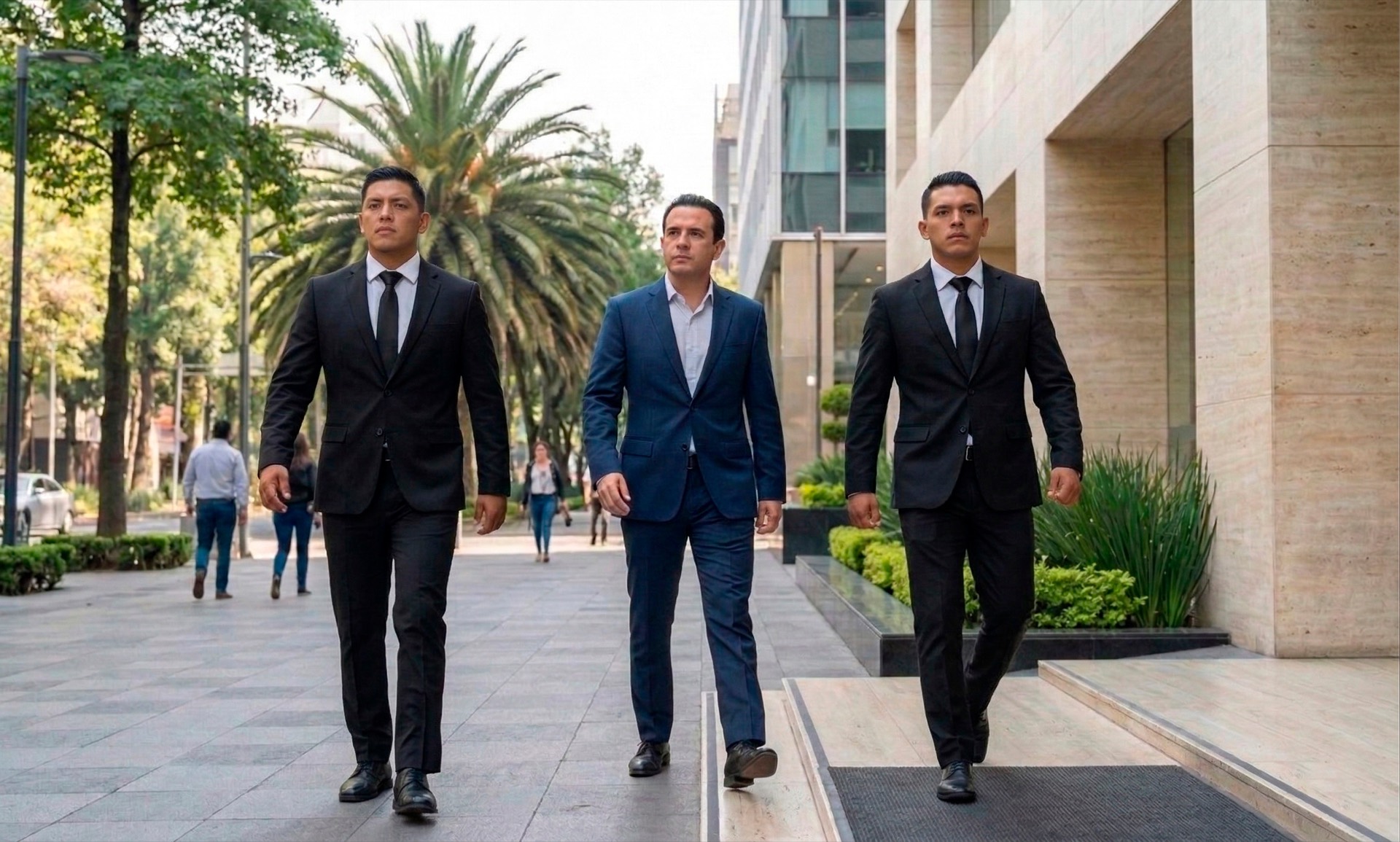 Escoltas ejecutivos de MAKA Defensa