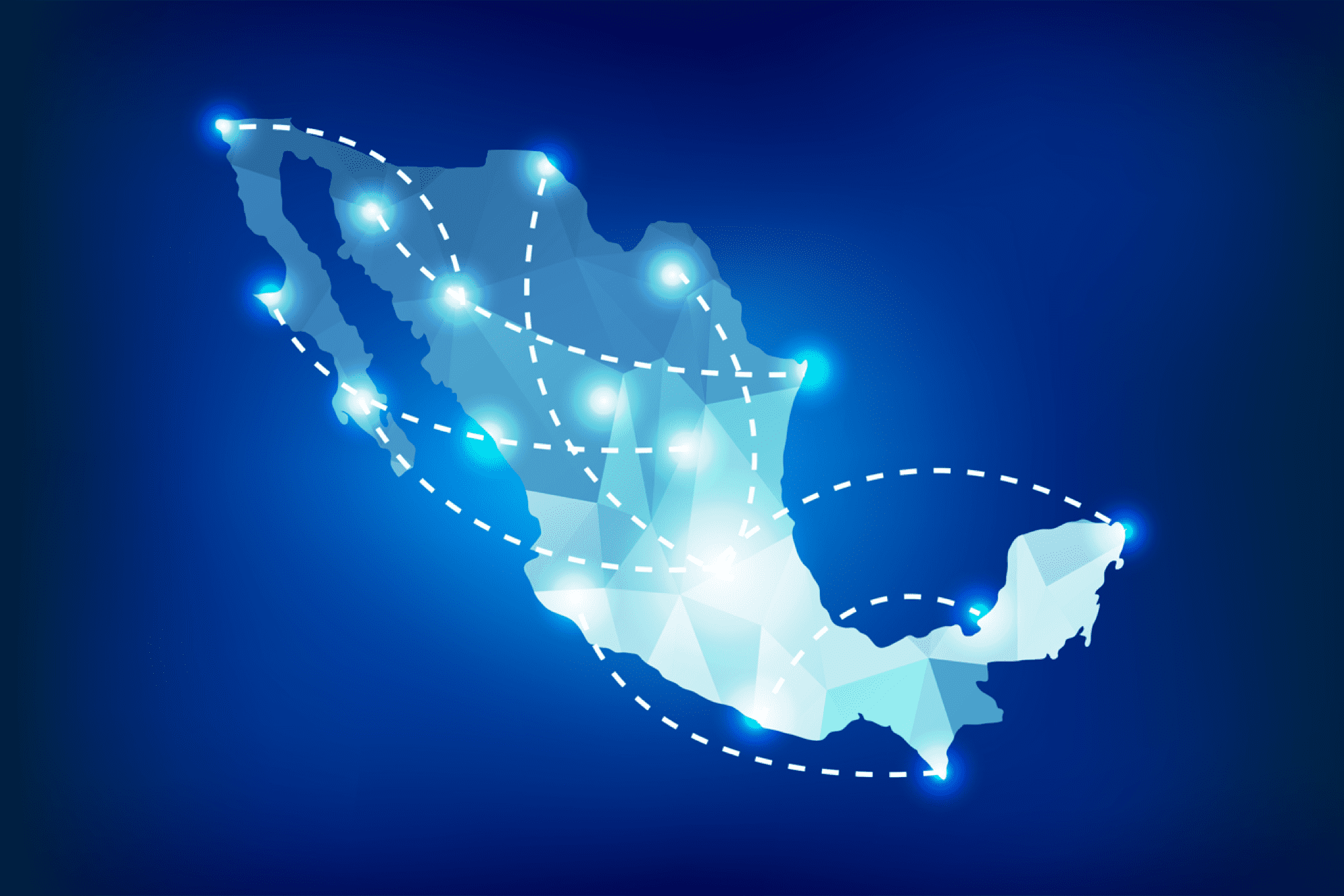 Mapa de cobertura nacional de MAKA Defensa en México